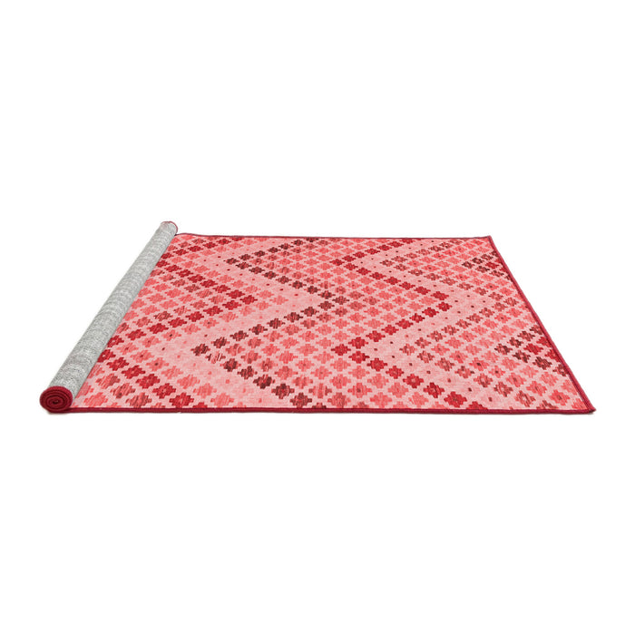 Contemporary Red Washable Rugs