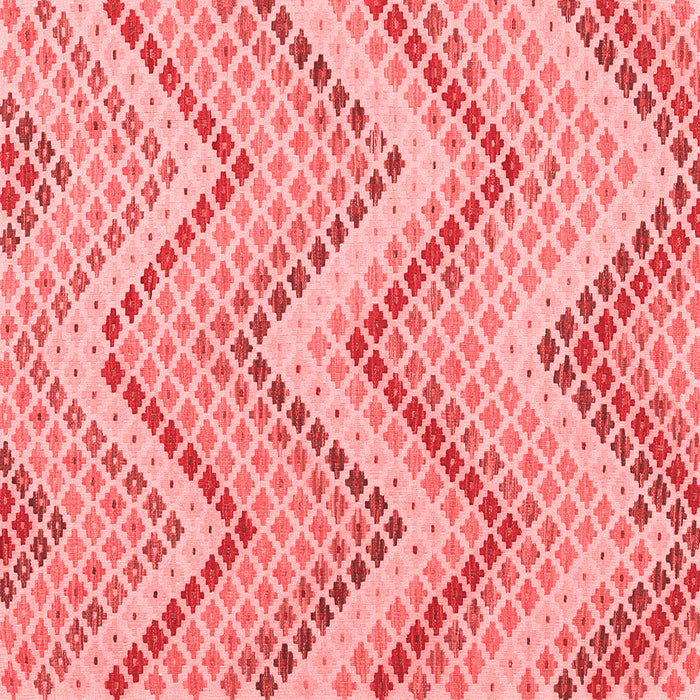 Machine Washable Abstract Red Contemporary Rug, wshcon2222red