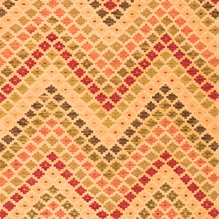 Abstract Orange Contemporary Rug, con2222org