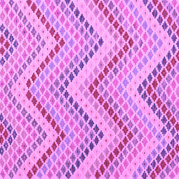 Square Machine Washable Abstract Purple Contemporary Area Rugs, wshcon2222pur