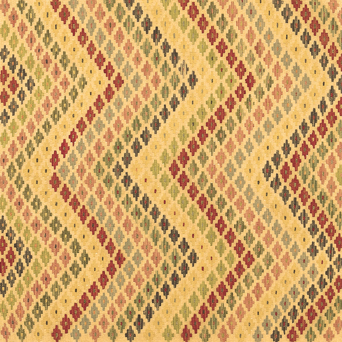 Square Machine Washable Abstract Brown Contemporary Rug, wshcon2222brn