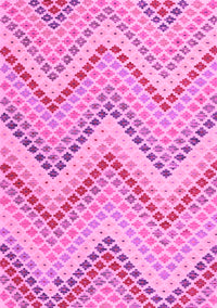 Abstract Pink Contemporary Rug, con2222pnk