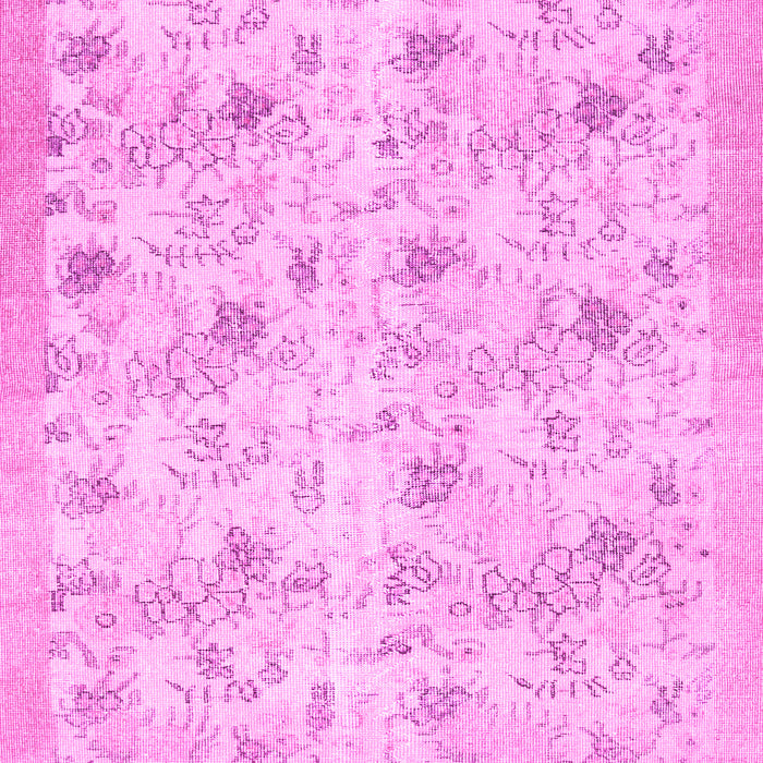 Machine Washable Abstract Pink Contemporary Rug, wshcon2223pnk