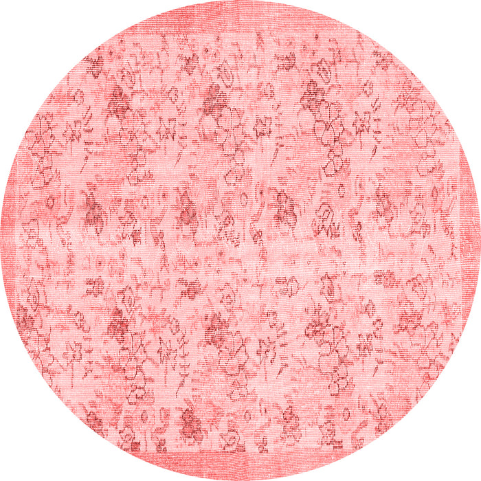 Machine Washable Abstract Red Contemporary Rug, wshcon2223red