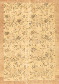 Abstract Brown Contemporary Rug, con2223brn