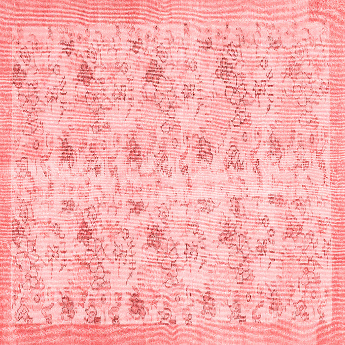 Machine Washable Abstract Red Contemporary Rug, wshcon2223red