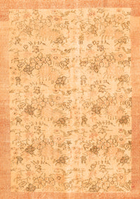 Abstract Orange Contemporary Rug, con2223org