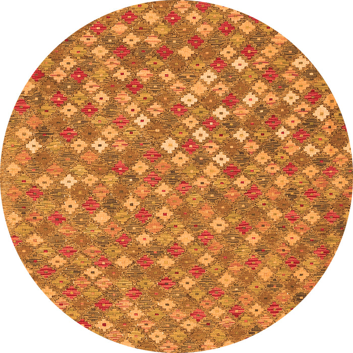 Machine Washable Southwestern Orange Country Area Rugs, wshcon2224org