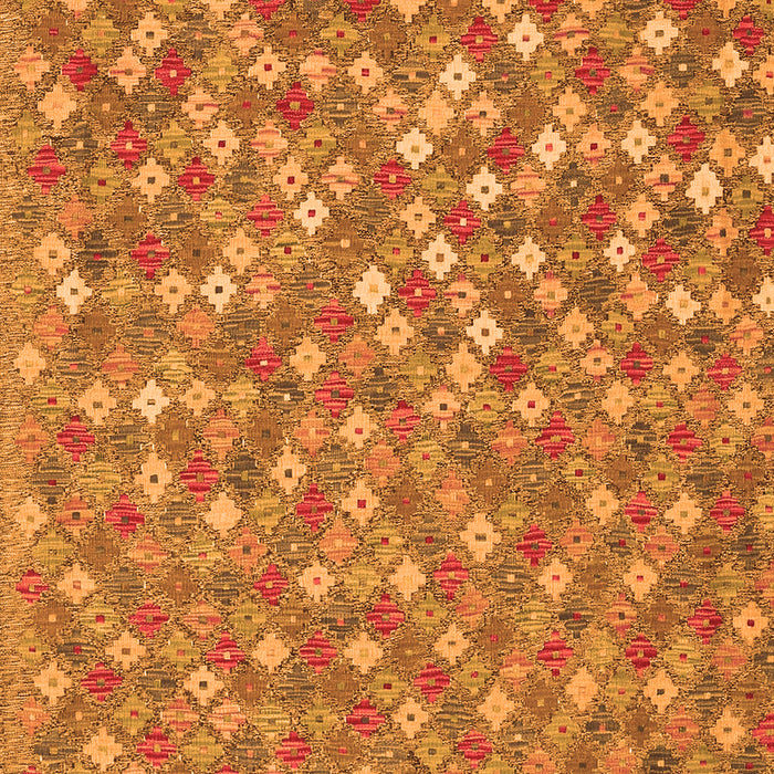 Serging Thickness of Machine Washable Southwestern Orange Country Area Rugs, wshcon2224org