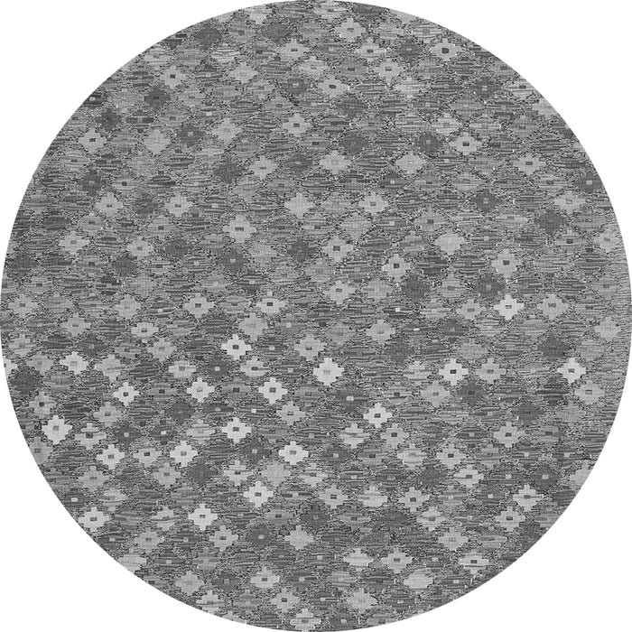 Square Southwestern Gray Country Rug, con2224gry