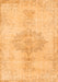 Abstract Orange Contemporary Rug, con2225org