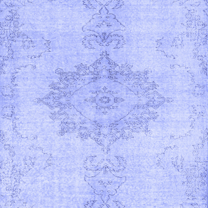 Abstract Blue Contemporary Rug, con2225blu