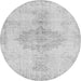 Machine Washable Abstract Gray Contemporary Rug, wshcon2225gry