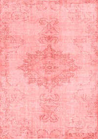 Abstract Red Contemporary Rug, con2225red