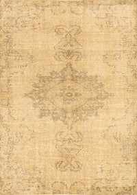 Abstract Brown Contemporary Rug, con2225brn