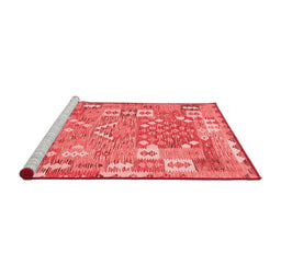 Country Red Washable Rugs