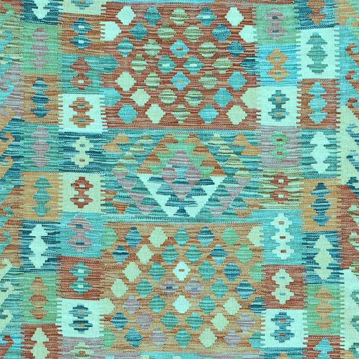 Southwestern Light Blue Country Rug, con2226lblu