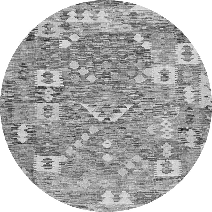 Machine Washable Southwestern Gray Country Rug, wshcon2226gry