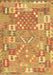 Southwestern Brown Country Rug, con2226brn