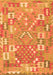 Serging Thickness of Machine Washable Southwestern Orange Country Area Rugs, wshcon2226org