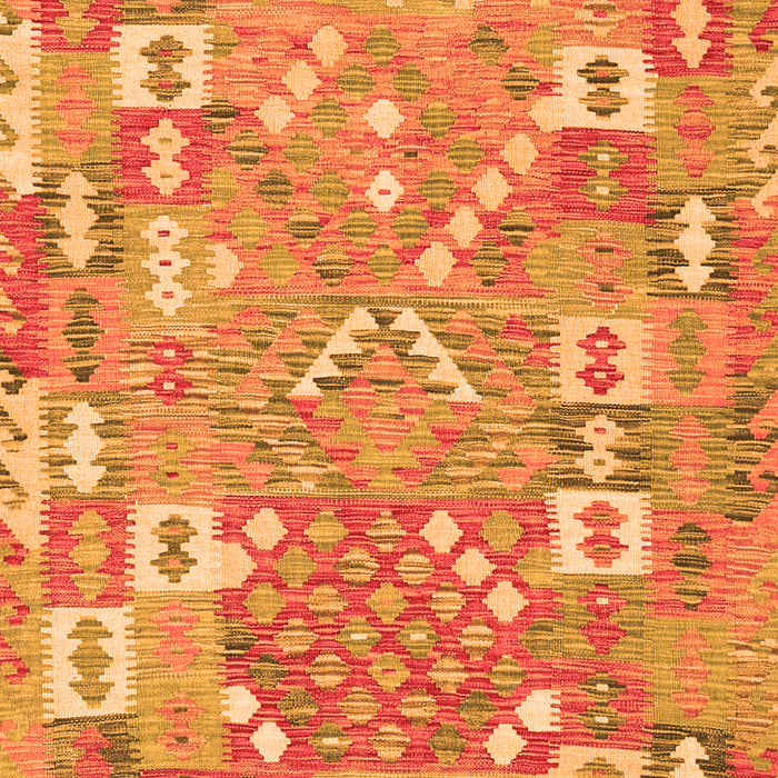 Serging Thickness of Machine Washable Southwestern Orange Country Area Rugs, wshcon2226org