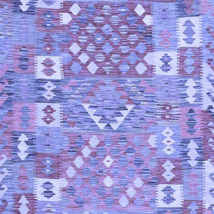Machine Washable Southwestern Blue Country Rug, wshcon2226blu