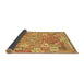 Sideview of Southwestern Brown Country Rug, con2226brn