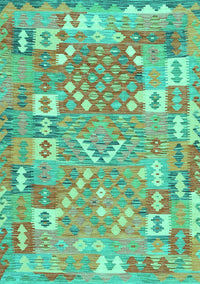 Southwestern Turquoise Country Rug, con2226turq