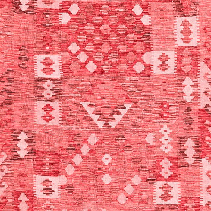 Machine Washable Southwestern Red Country Rug, wshcon2226red