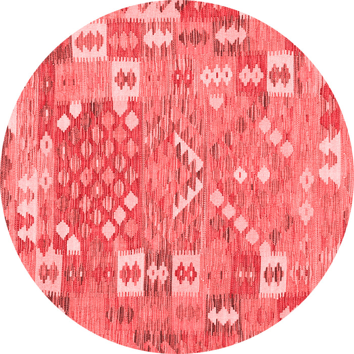 Machine Washable Southwestern Red Country Rug, wshcon2226red