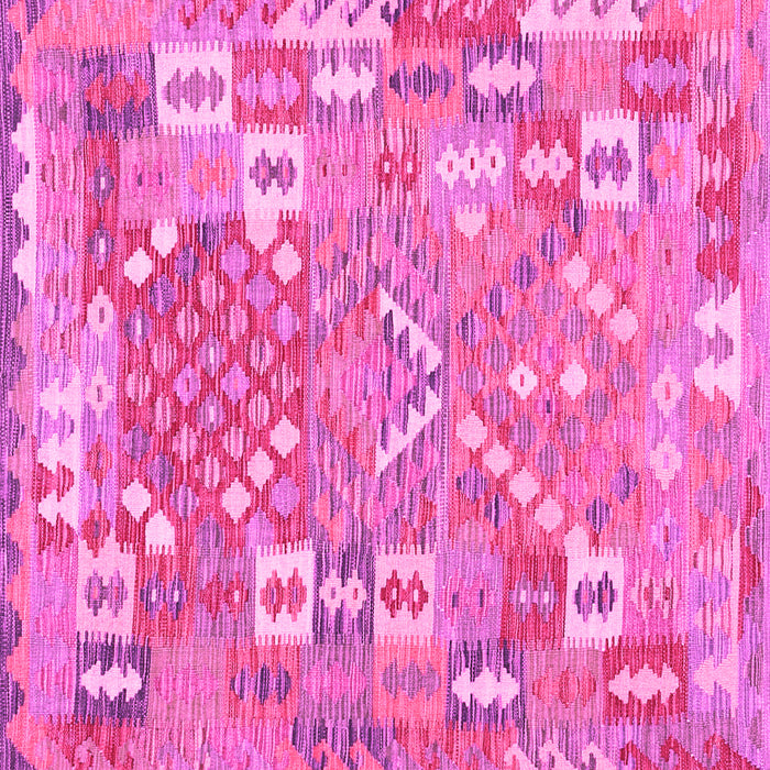Square Southwestern Pink Country Rug, con2226pnk
