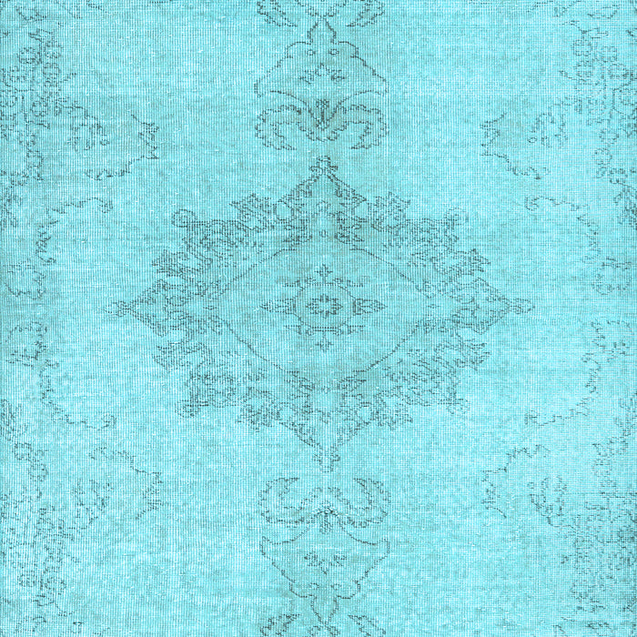 Abstract Light Blue Contemporary Rug, con2227lblu