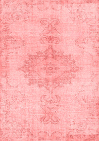 Abstract Red Contemporary Rug, con2227red