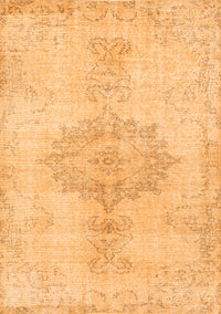 Abstract Orange Contemporary Rug, con2227org