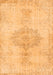 Abstract Orange Contemporary Rug, con2227org