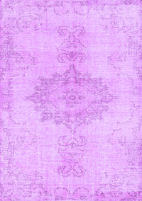 Abstract Purple Contemporary Rug, con2227pur