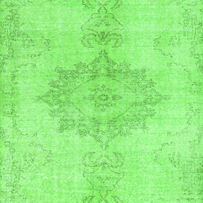 Serging Thickness of Machine Washable Abstract Green Contemporary Area Rugs, wshcon2227grn