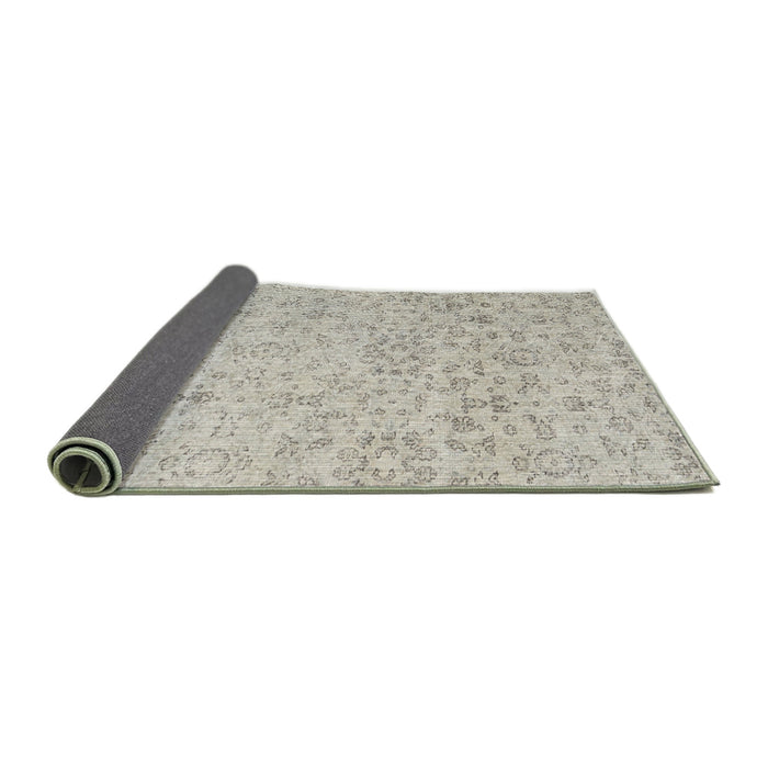 Thickness of Contemporary Green Modern Rug, con2228