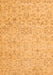 Serging Thickness of Machine Washable Abstract Orange Contemporary Area Rugs, wshcon2228org