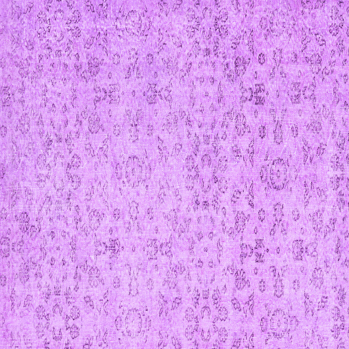 Square Machine Washable Abstract Purple Contemporary Area Rugs, wshcon2228pur