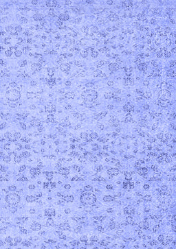 Abstract Blue Contemporary Rug, con2228blu