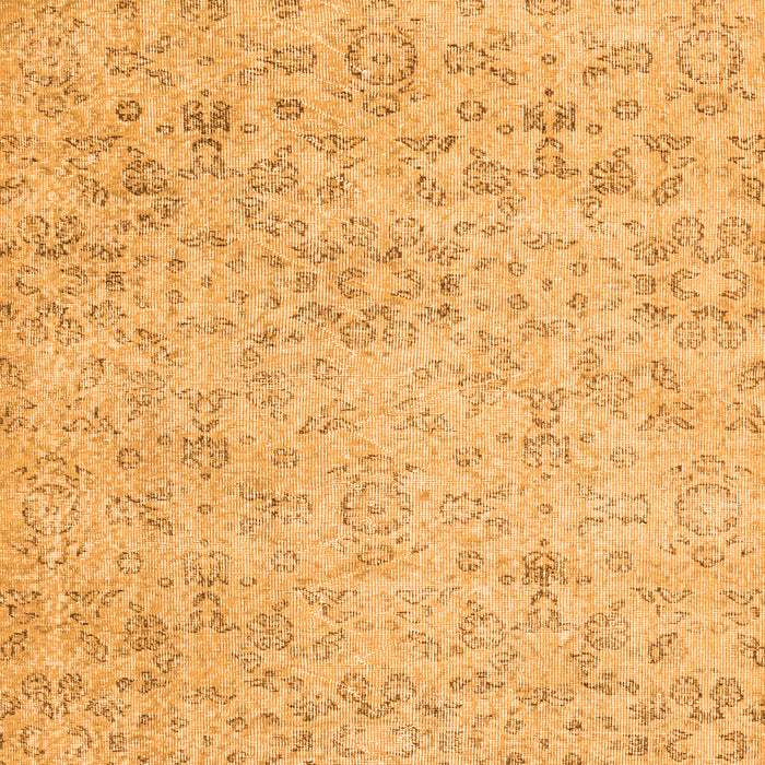 Abstract Orange Contemporary Rug, con2228org