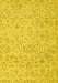 Abstract Yellow Contemporary Rug, con2228yw