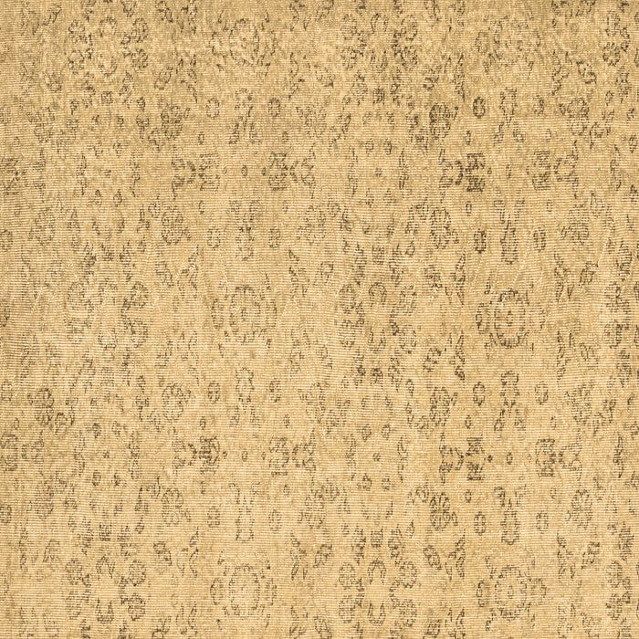 Square Machine Washable Abstract Brown Contemporary Rug, wshcon2228brn