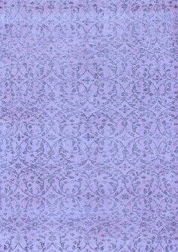 Abstract Blue Contemporary Rug, con2229blu