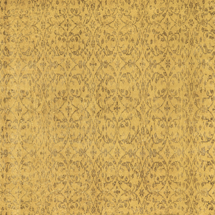 Square Abstract Brown Contemporary Rug, con2229brn