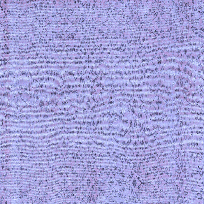 Square Abstract Blue Contemporary Rug, con2229blu
