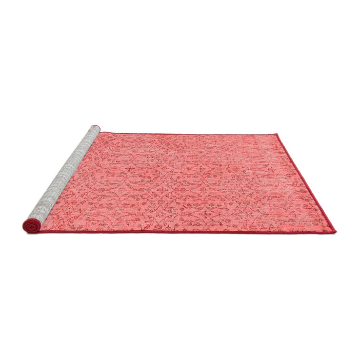 Contemporary Red Washable Rugs