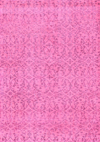 Abstract Pink Contemporary Rug, con2229pnk