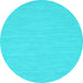 Round Machine Washable Abstract Light Blue Contemporary Rug, wshcon222lblu